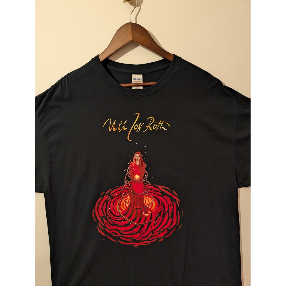 Uli Jon Roth Graphic Tee Mens 2XL Black Excellent Electric Sun Band Shirt
